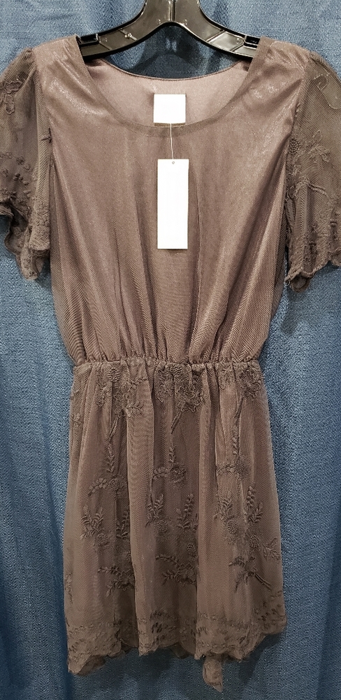 NWT! BCBG Lola dress grayish purple XS